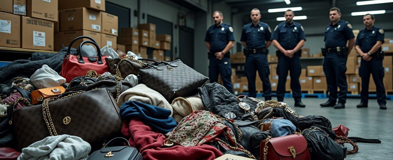 une opération près de montpellier a permis de démanteler un vaste réseau de contrefaçon : 1 540 articles de luxe saisis et trois personnes arrêtées. les trafiquants utilisaient snapchat pour écouler leurs produits illégaux.