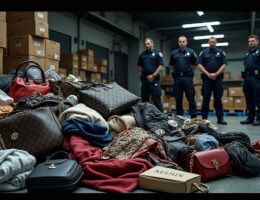 une opération près de montpellier a permis de démanteler un vaste réseau de contrefaçon : 1 540 articles de luxe saisis et trois personnes arrêtées. les trafiquants utilisaient snapchat pour écouler leurs produits illégaux.