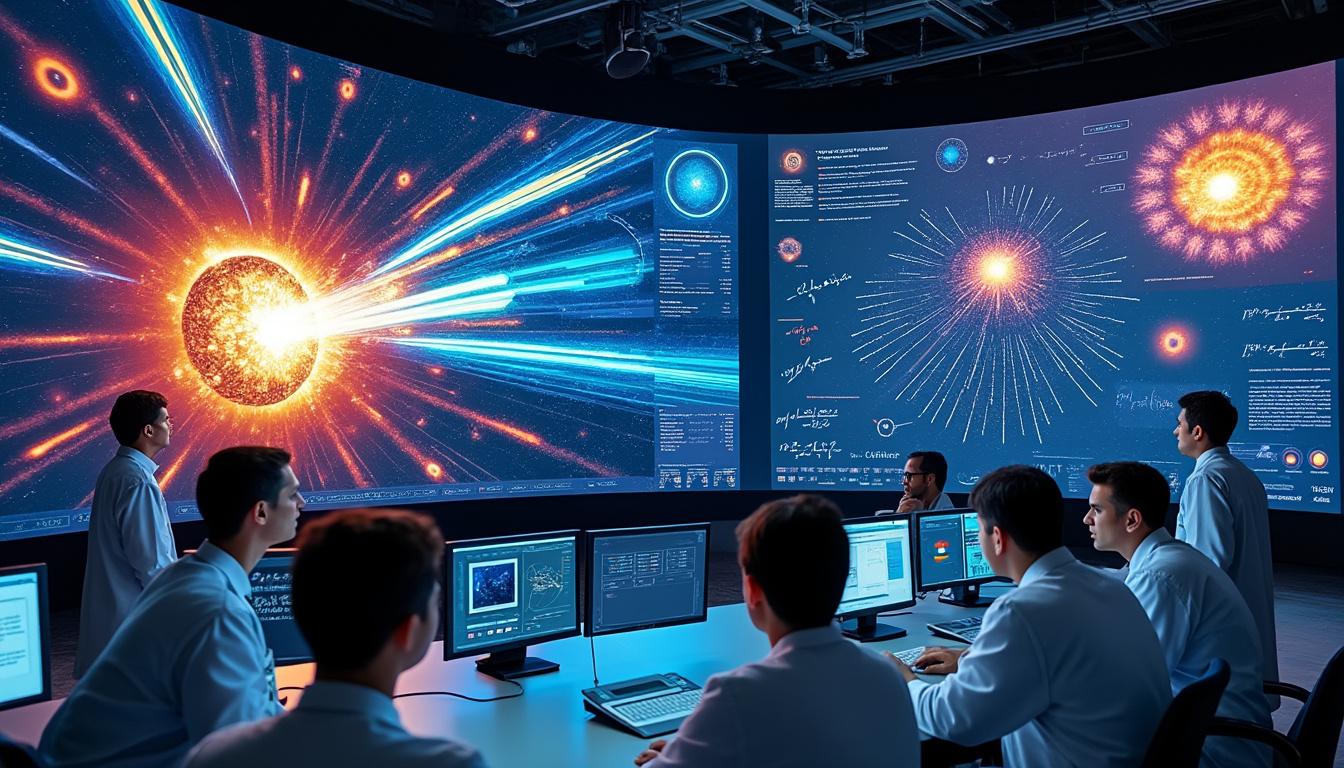 plongez au cœur d'un événement cosmique exceptionnel avec la capture en direct de l'explosion spectaculaire d'une étoile par des scientifiques, une immersion unique dans l'univers.