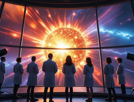 plongez au cœur d'un événement cosmique unique avec la capture en direct de l'explosion spectaculaire d'une étoile par des scientifiques, révélant les mystères de l'univers.