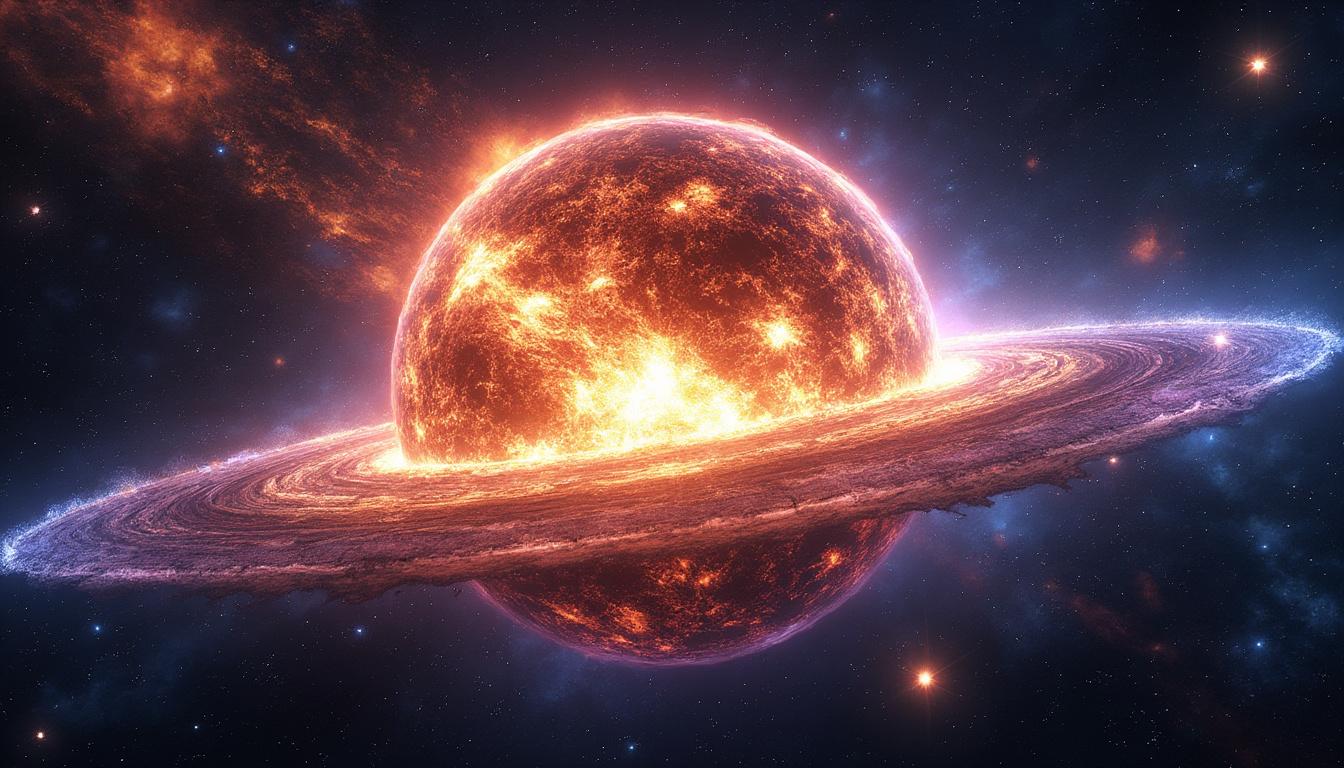 découvrez l'incroyable première où des astronomes observent en temps réel l'explosion spectaculaire d'une étoile, révélant une déformation saisissante de sa surface.