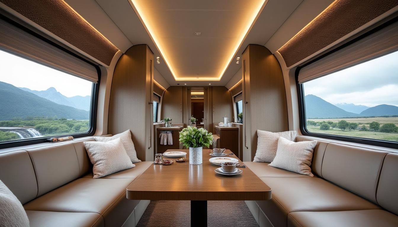 découvrez le nouveau train de luxe thaïlandais et vivez un voyage d'exception alliant confort, élégance et paysages époustouflants. une expérience unique que tout le monde attend avec impatience.