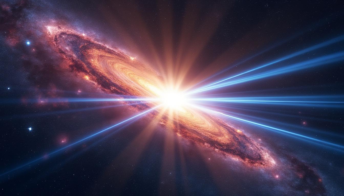 découvrez l'incroyable étoile dix fois plus massive que le soleil, située à la frontière de la voie lactée, qui défie les lois cosmiques et offre un spectacle céleste inédit.