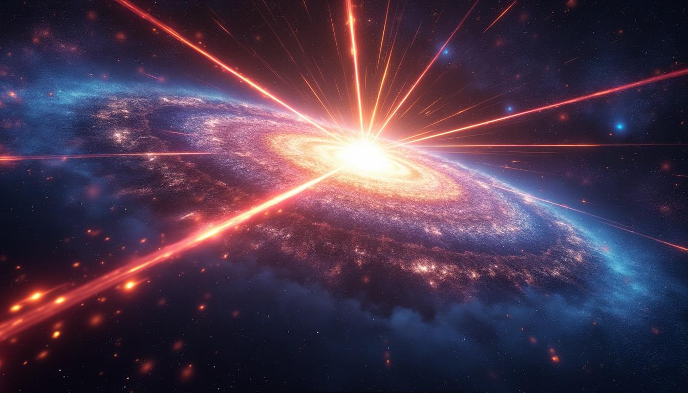 découvrez une étoile exceptionnelle, dix fois plus massive que le soleil, située à la frontière de la voie lactée, défiant les lois cosmiques et offrant un spectacle céleste inédit.