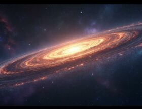 découvrez l'étoile géante, dix fois plus massive que le soleil, située à la frontière de la voie lactée, qui défie les lois cosmiques et offre un spectacle céleste inédit.