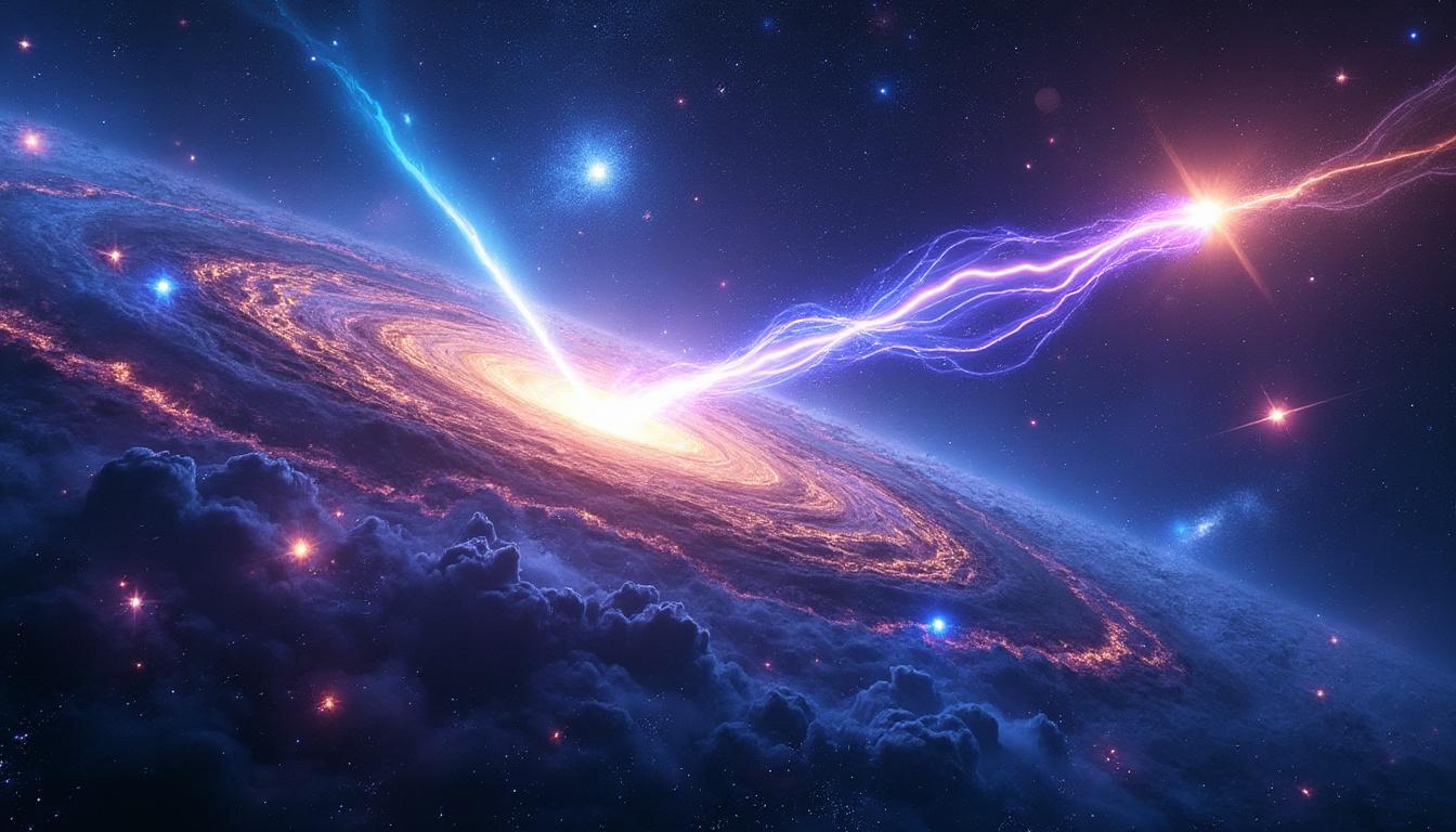 découvrez une étoile exceptionnelle, dix fois plus massive que le soleil, située à la frontière de la voie lactée, défiant les lois cosmiques et offrant un spectacle céleste inédit.