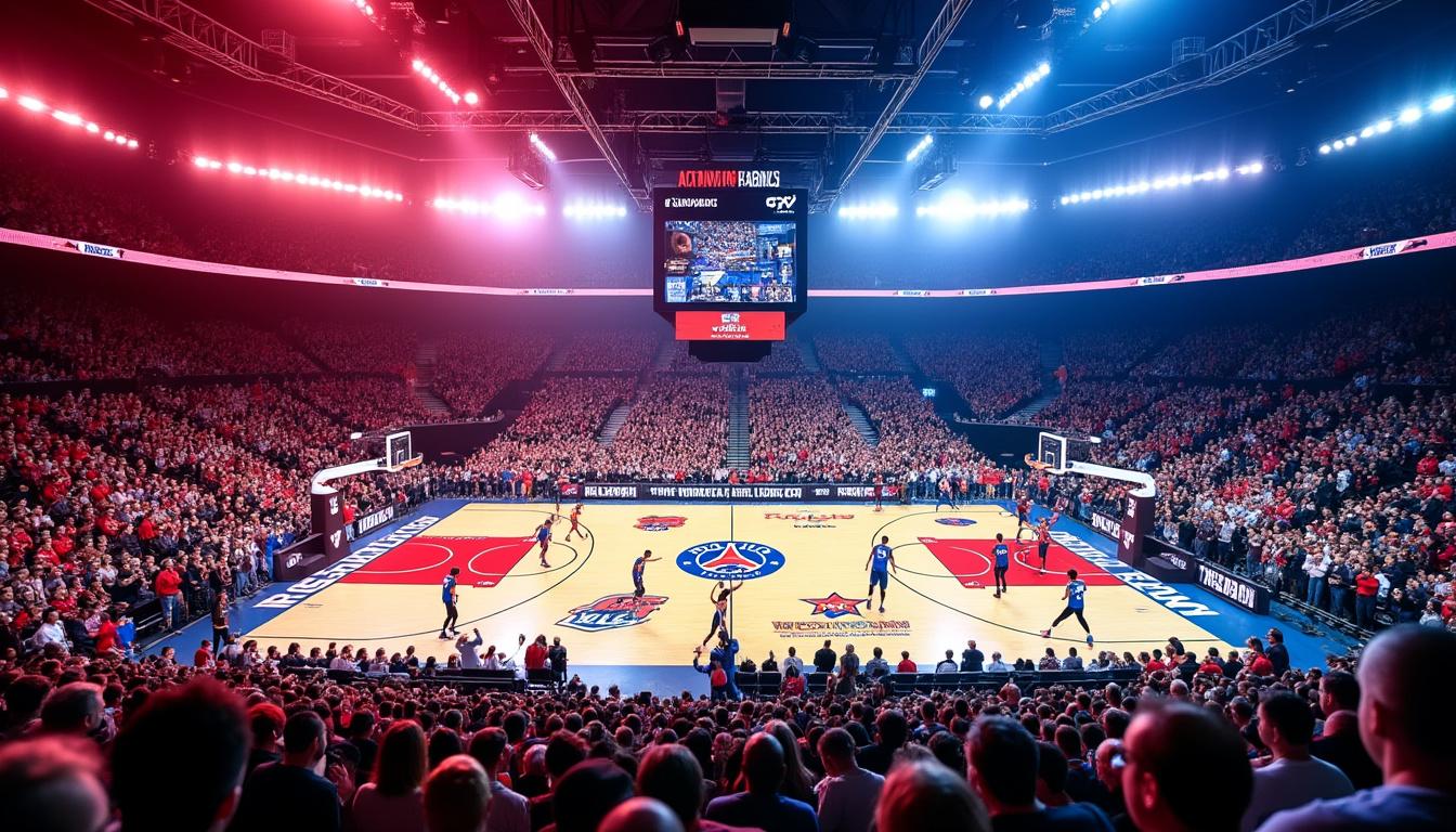 euroligue 2025 : ne manquez pas le match à domicile du paris basketball contre l'étoile rouge de belgrade le 23 décembre. une rencontre intense à suivre absolument !