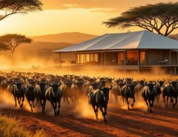 découvrez comment un projet de camp de luxe menace la spectaculaire migration des gnous au cœur des plaines kényanes, un phénomène naturel unique à préserver.