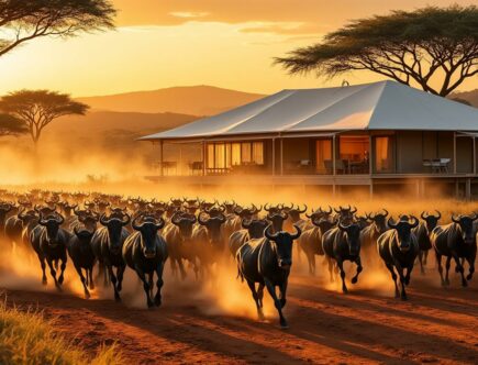 découvrez comment un projet de camp de luxe menace la spectaculaire migration des gnous au cœur des plaines kényanes, un phénomène naturel unique à préserver.