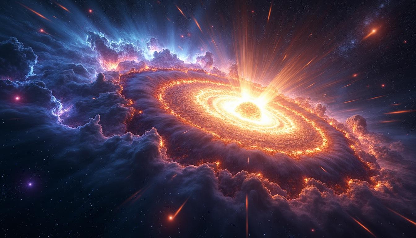 découvrez comment les astronomes capturent en temps réel l'explosion spectaculaire d'une étoile datant de plus de 13 milliards d'années, offrant un aperçu unique de l'univers primordial.