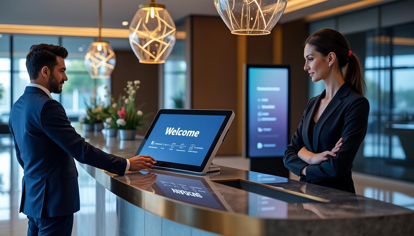 découvrez comment la digitalisation révolutionne l'hôtellerie de luxe, alliant innovation et élégance pour réinventer l'art de l'accueil et offrir une expérience client inégalée.