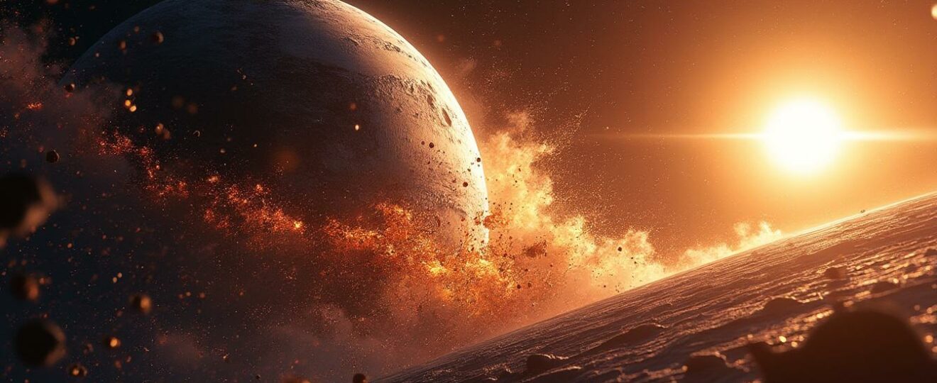 découvrez la spectaculaire collision protoplanétaire capturée autour de l’étoile fomalhaut, révélant des détails fascinants sur la formation des planètes grâce aux observations d’astronomes passionnés.