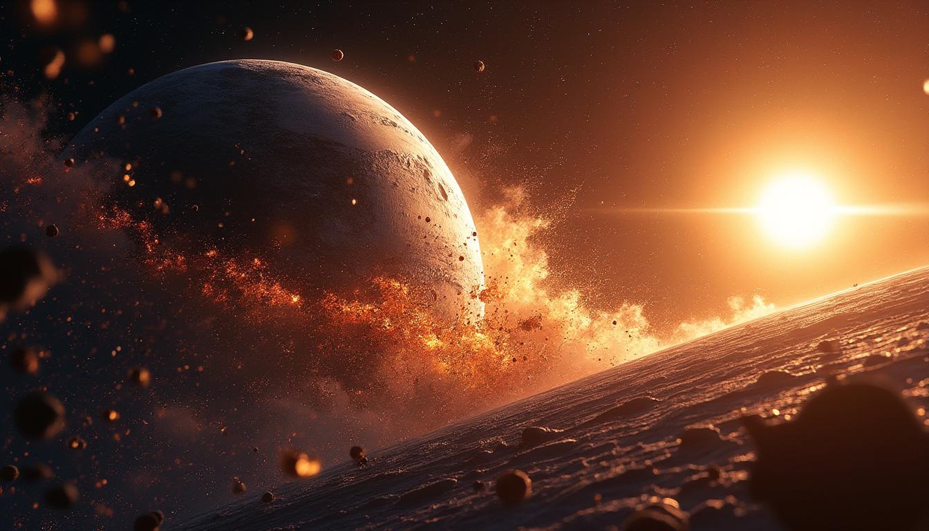 découvrez la spectaculaire collision protoplanétaire capturée autour de l’étoile fomalhaut, révélant des détails fascinants sur la formation des planètes grâce aux observations d’astronomes passionnés.