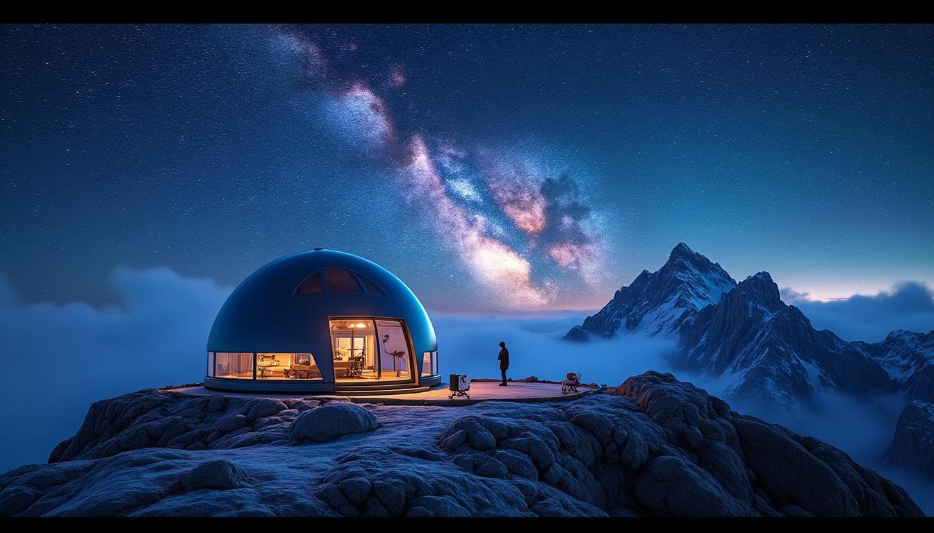 découvrez une vidéo immersive exceptionnelle intitulée « la belle étoile », tournée au sommet du pic du midi de bigorre en 2013, pour une expérience unique sous les étoiles.