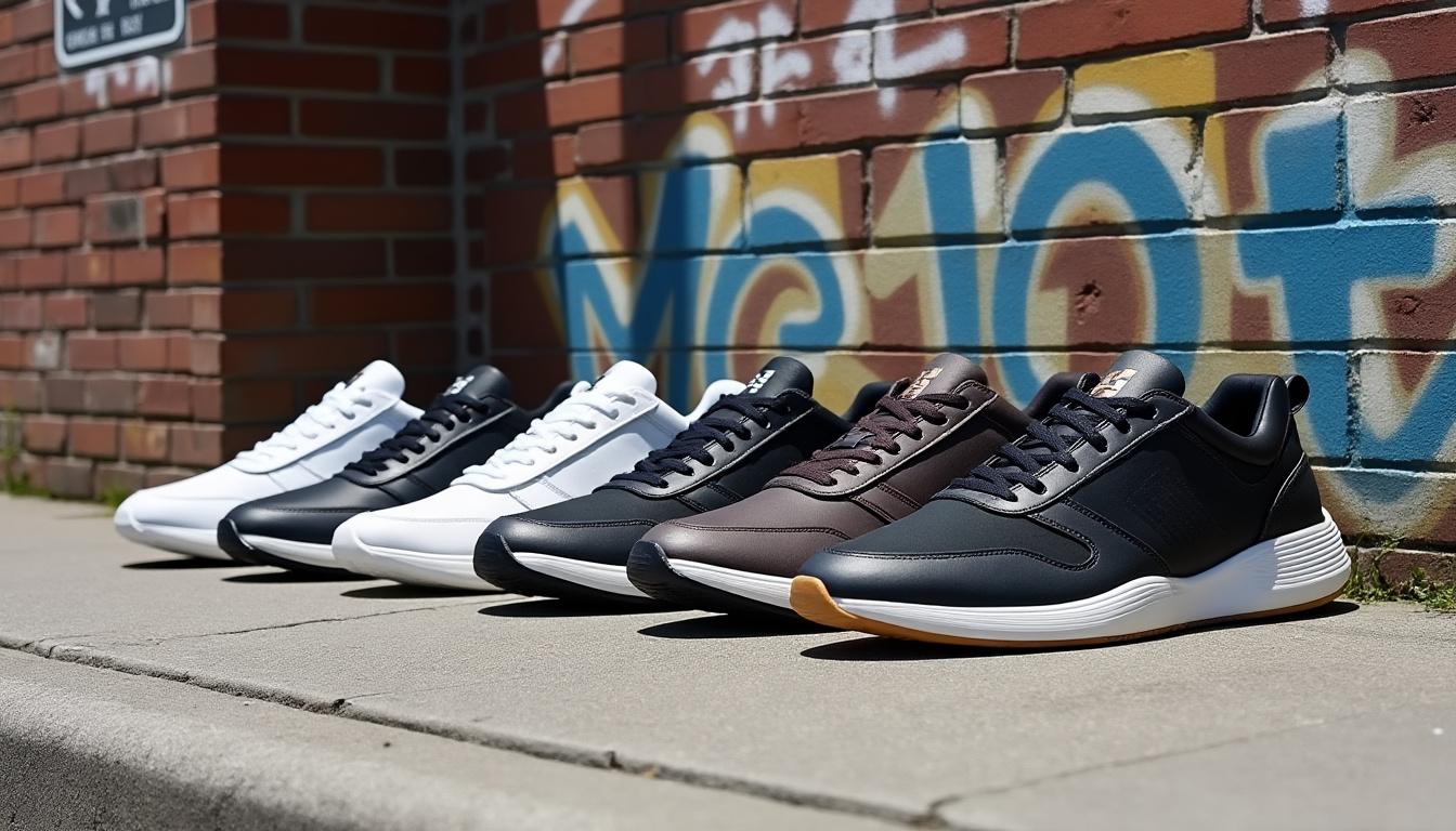 découvrez notre collection de sneakers de luxe pour homme et faites sensation en 2026 avec un style unique et éclatant.