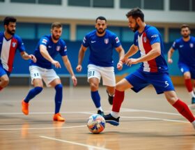 découvrez comment quatre joueurs de l'étoile lavalloise s'unissent pour représenter la france à l'euro de futsal, incarnant l'esprit de l'équipe dans "ensemble vers la grandeur".