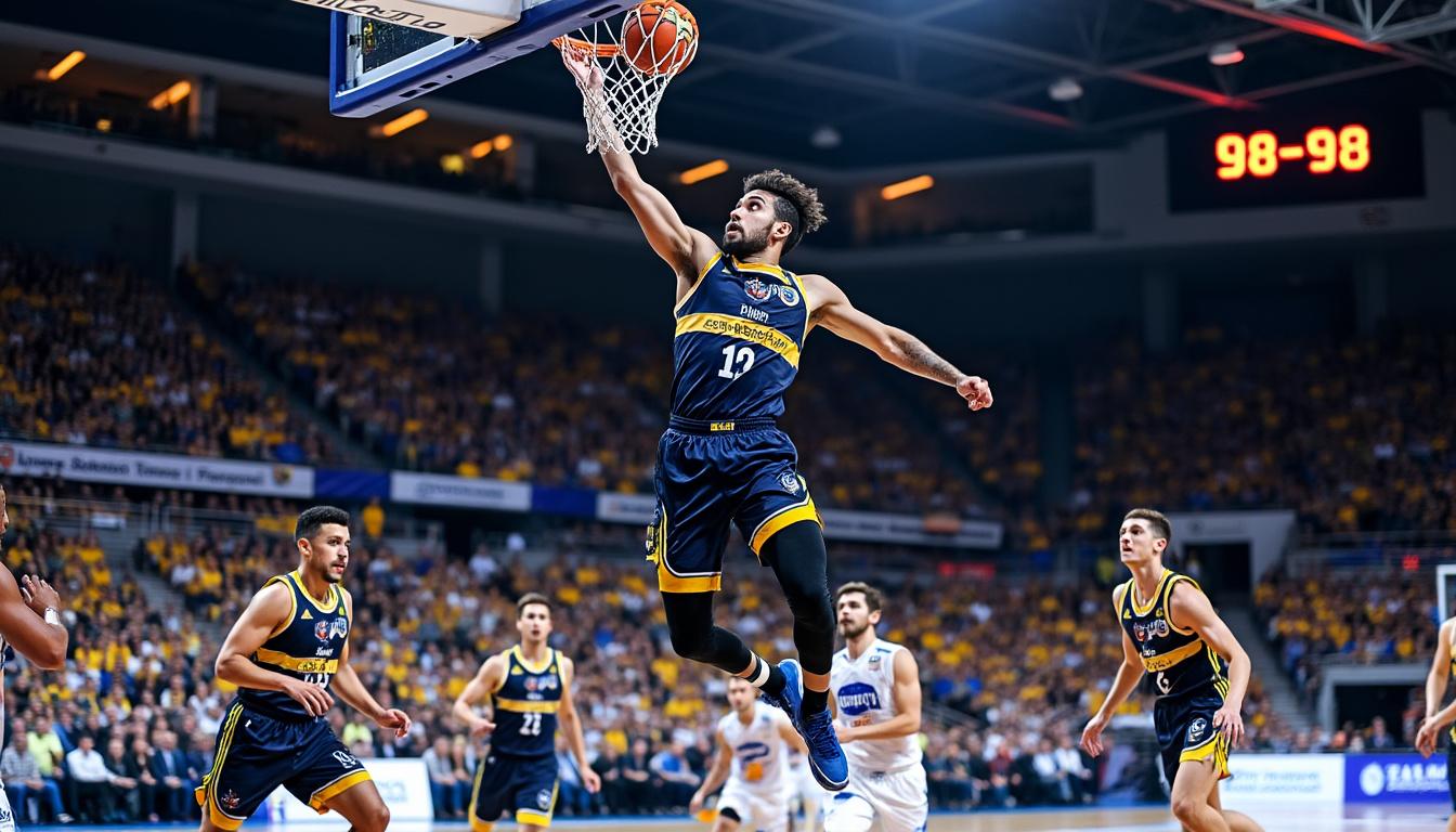 en euroleague, monaco s'incline en prolongation face à l'étoile rouge de belgrade dans un match intense et disputé.