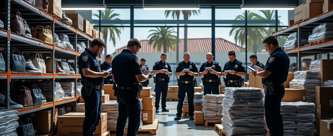 des montpelliérains percevaient 6 000 € mensuels en écoulant des milliers de sacs et baskets de luxe contrefaits importés de chine. leur réseau a récemment été démantelé.