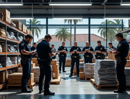 des montpelliérains percevaient 6 000 € mensuels en écoulant des milliers de sacs et baskets de luxe contrefaits importés de chine. leur réseau a récemment été démantelé.