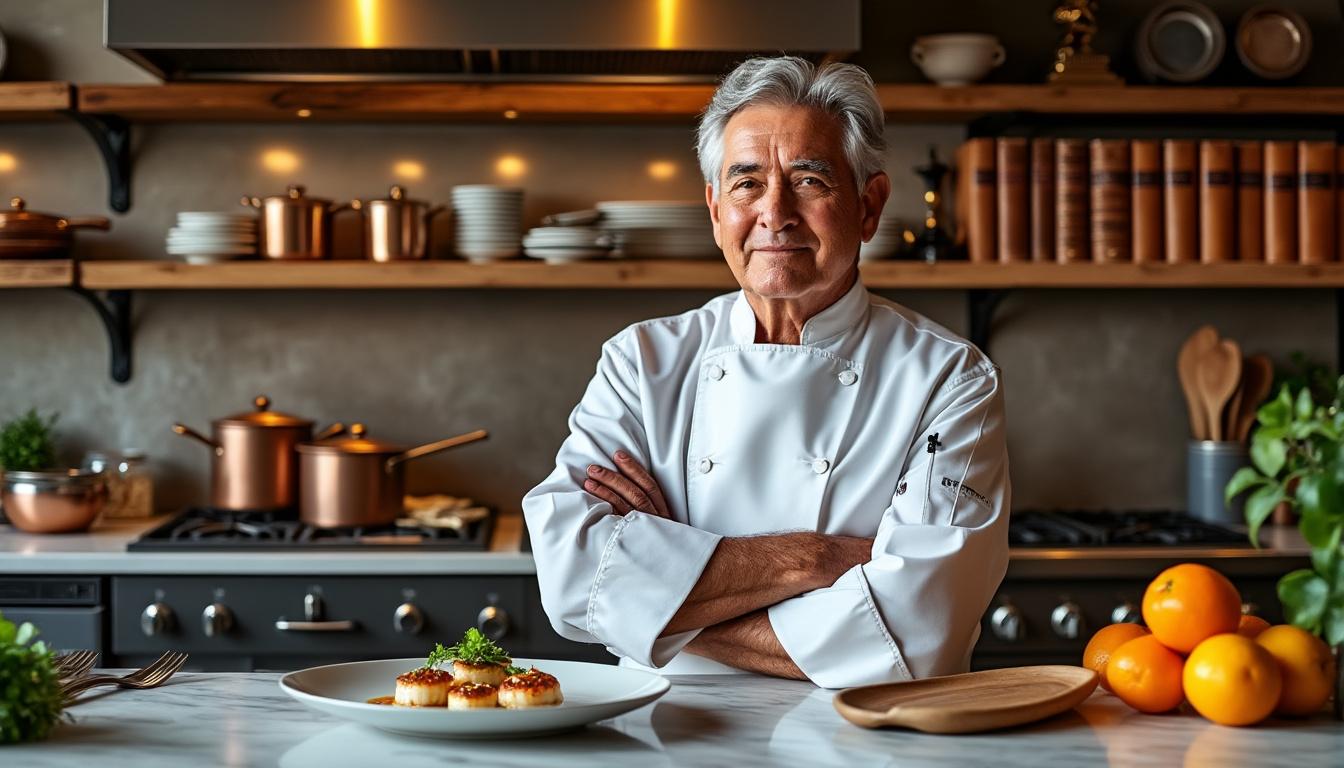 découvrez jean-marc perochon, chef renommé, célébrant 50 ans d'excellence culinaire avec une passion toujours vive pour l'art de la gastronomie.