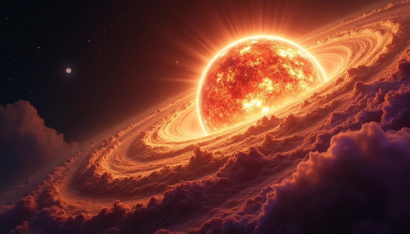 découvrez en direct le dernier souffle musical de l’étoile géante rouge r leonis, une expérience astronomique unique mêlant science et émotion.