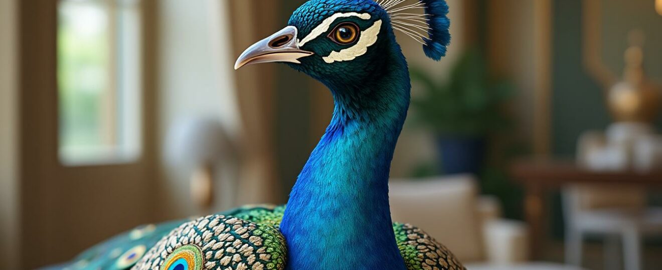 découvrez paon-paon, l’étonnant oiseau qui incarne l’élégance et l’innovation, tout droit sorti de l’univers prestigieux du luxe français.