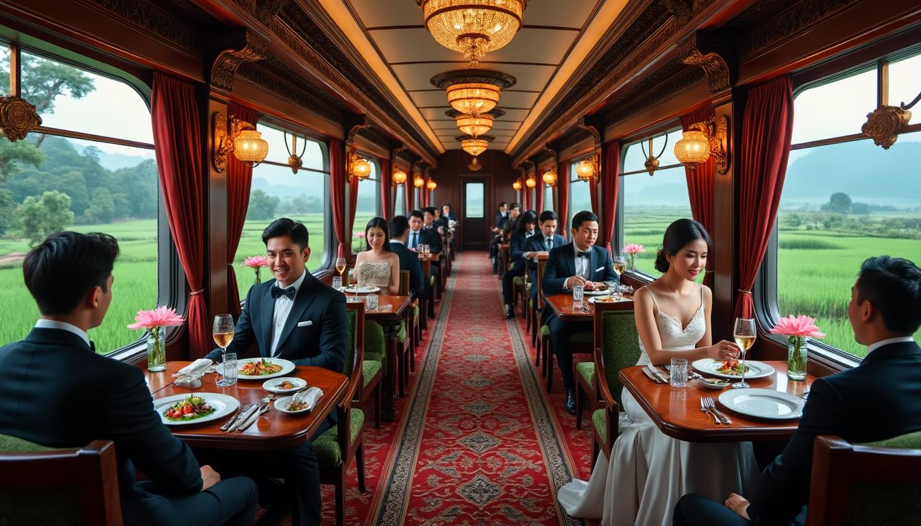 découvrez la première croisière ferroviaire au vietnam et plongez dans un voyage de luxe unique alliant confort, paysages époustouflants et expérience culturelle immersive.