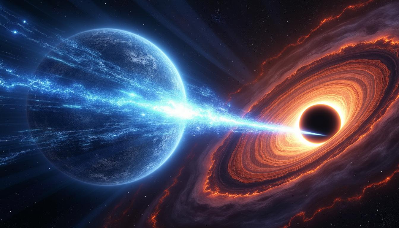 découvrez le récit fascinant et terrifiant d'une étoile déchirée par un trou noir affamé, plongeant au cœur d'un phénomène cosmique spectaculaire et dangereux.
