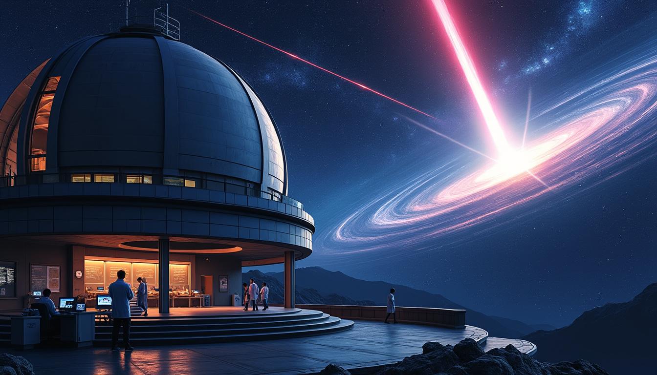 découvrez le fascinant phénomène d'une étoile déchirée par la puissance insatiable d'un trou noir, et plongez dans le mystère de ce festin cosmique spectaculaire.