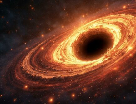 découvrez le fascinant phénomène où un trou noir affamé déchire une étoile, révélant un festin cosmique à la fois dangereux et spectaculaire.