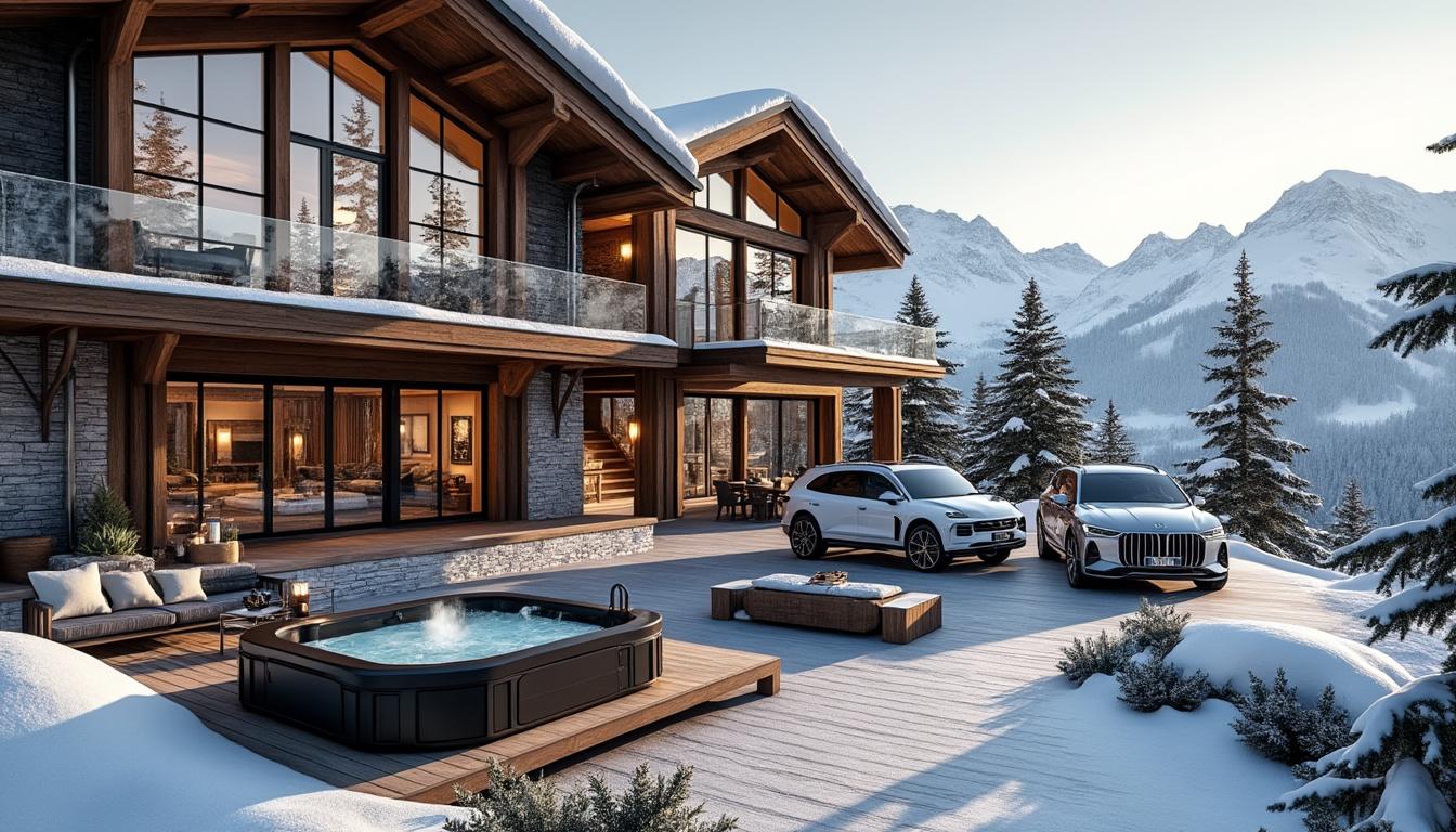 découvrez une résidence d'exception à zermatt, louée 220 000 € la semaine, et plongez au cœur des stations de ski suisses aux tarifs impressionnants.