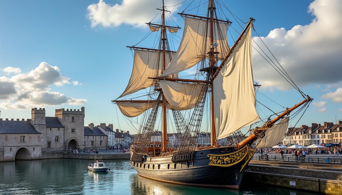 découvrez en images l'étoile du roy de saint-malo qui se prépare à dévoiler ses tout nouveaux mâts éclatants, symbole de renouveau et de fierté maritime.