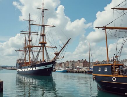 découvrez en images les nouveaux mâts flamboyants de l'étoile du roy à saint-malo, prêts à embellir ce célèbre navire historique.