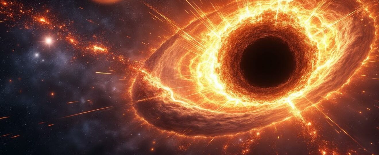 découvrez comment l'effondrement soudain d'une étoile révèle des secrets fascinants sur la formation et les caractéristiques des trous noirs.