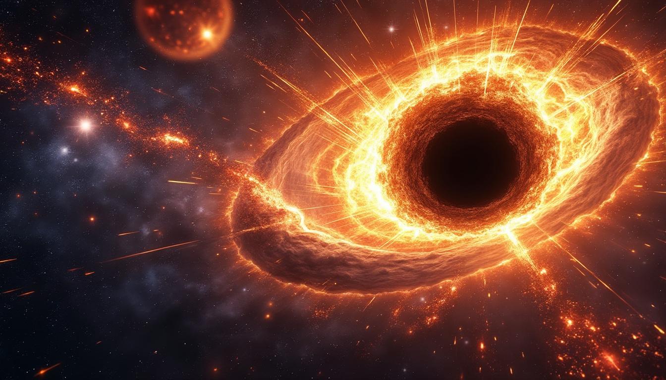 découvrez comment l'effondrement soudain d'une étoile révèle des secrets fascinants sur la formation et les caractéristiques des trous noirs.