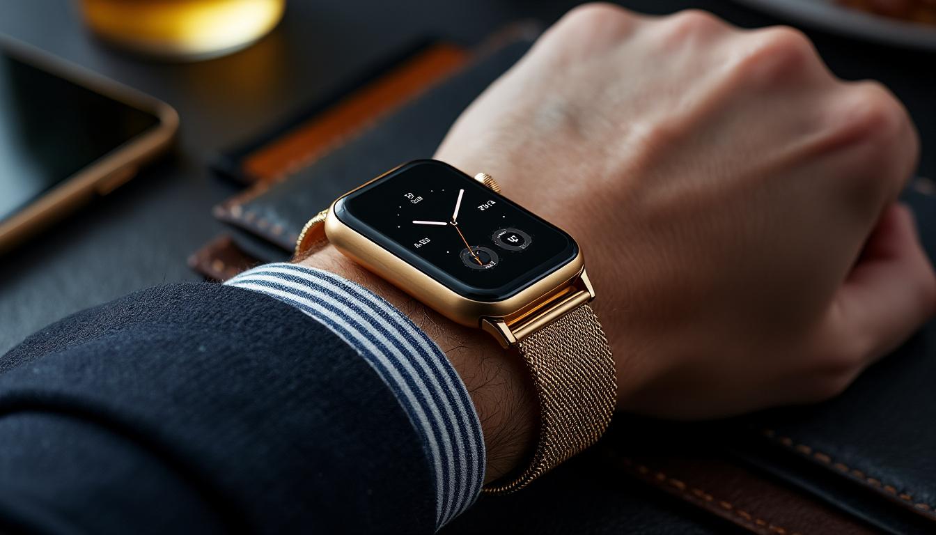 découvrez la montre connectée huawei en or 18 carats, alliant luxe exceptionnel et technologie de pointe, proposée à un prix prestigieux pour une expérience unique.