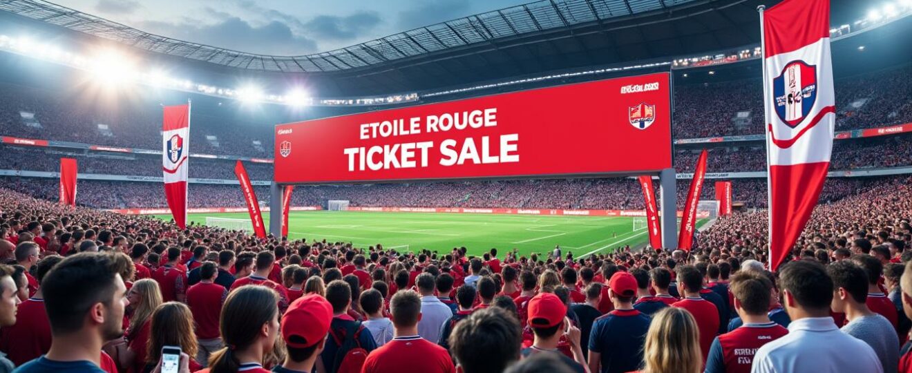 ne manquez pas l'ouverture des ventes pour le match etoile rouge-losc. réservez vos places dès maintenant et assurez votre présence pour ce rendez-vous incontournable du football.