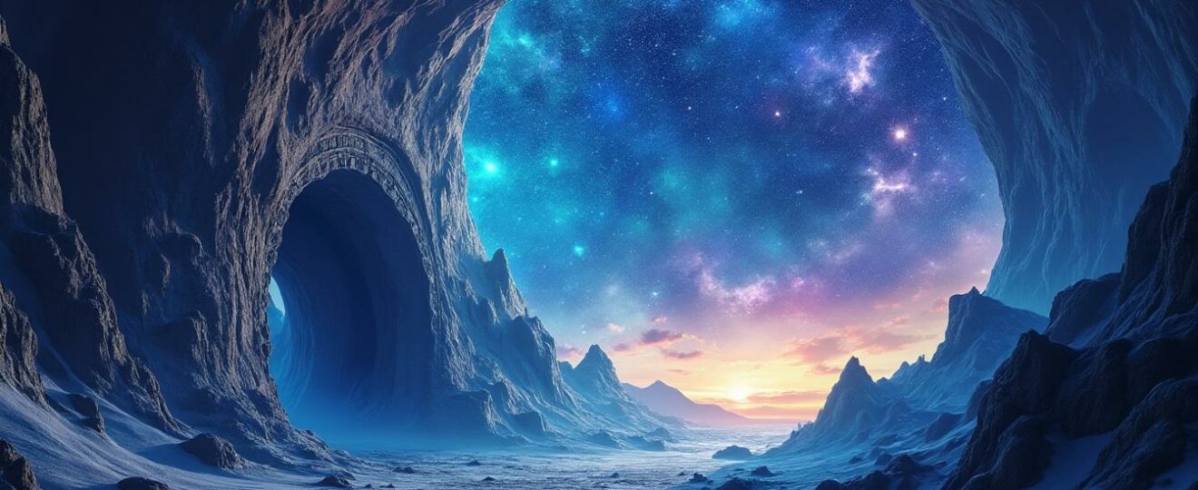 découvrez un tunnel cosmique millénaire reliant la terre à des étoiles lointaines, un passage secret fascinant qui révèle les mystères de l'univers.