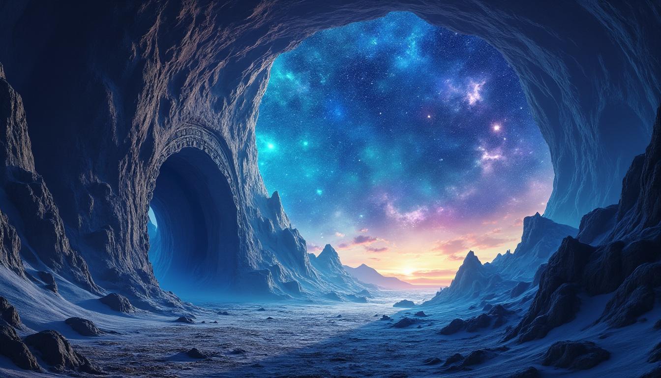 découvrez un tunnel cosmique millénaire reliant la terre à des étoiles lointaines, un passage secret fascinant qui révèle les mystères de l'univers.