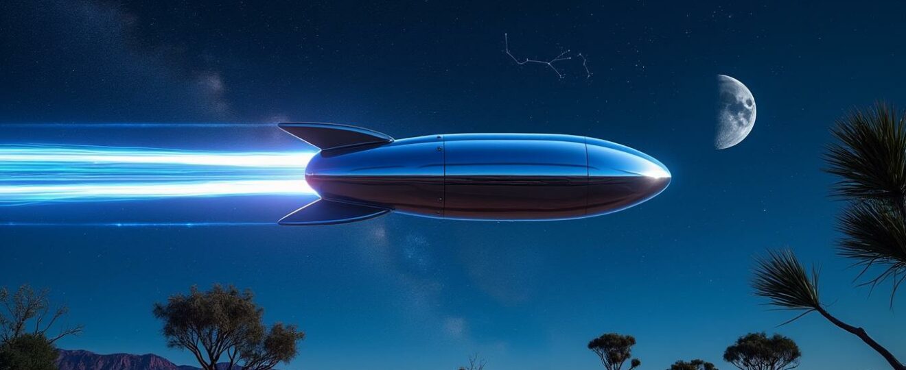 découvrez une capsule réutilisable, aussi éclatante qu'une étoile filante illuminant le ciel australien, alliant beauté et durabilité pour un usage quotidien.