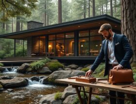 découvrez comment un maroquinier de luxe installe son nouveau siège au cœur de la nature, mêlant élégance et environnement pour une magnifique aventure entrepreneuriale.