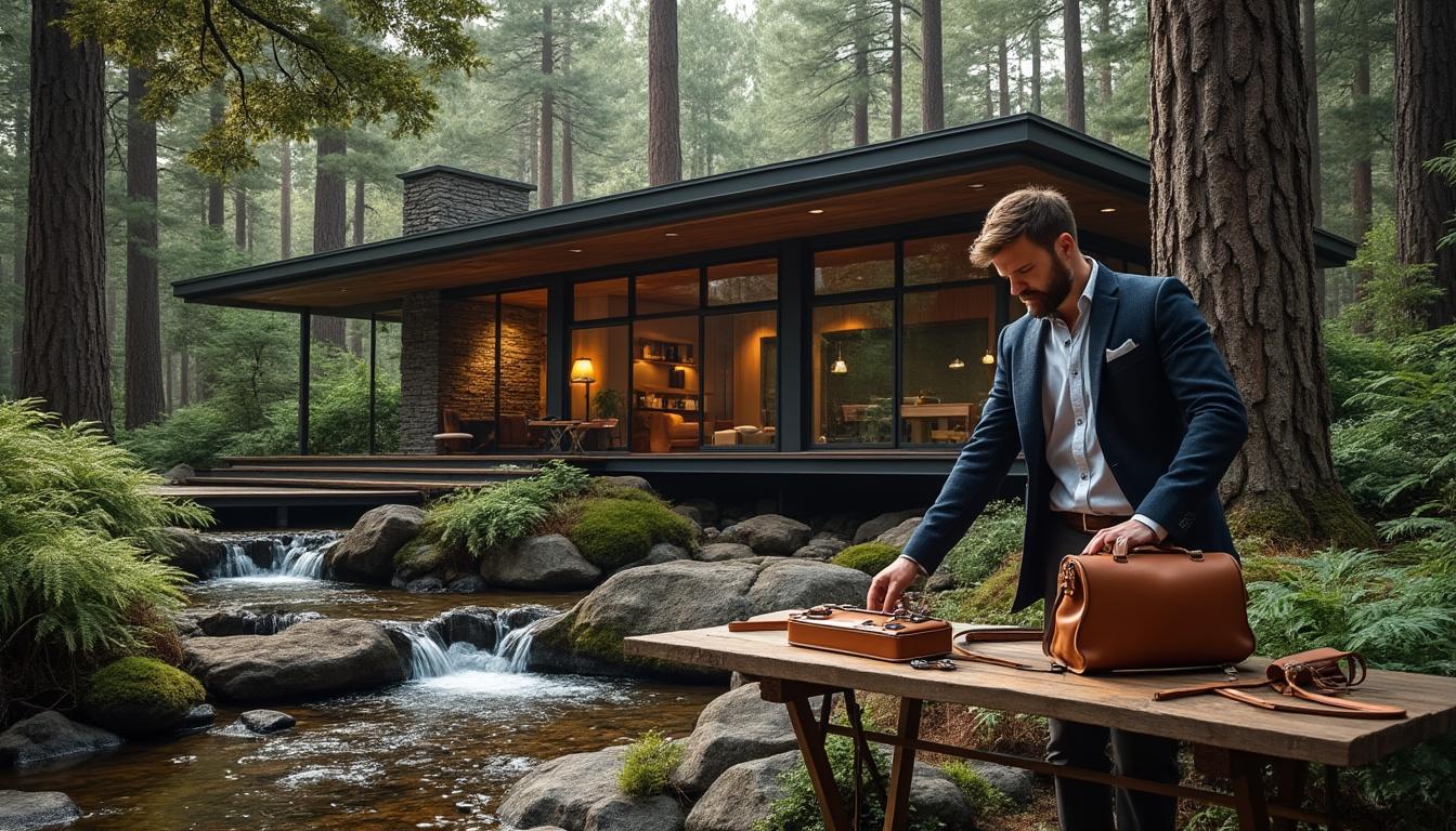 découvrez comment un maroquinier de luxe installe son nouveau siège au cœur de la nature, mêlant élégance et environnement pour une magnifique aventure entrepreneuriale.