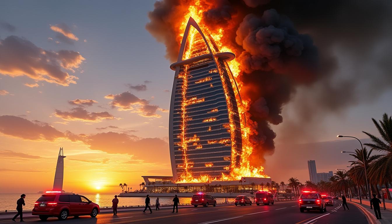 à dubaï, suite à un incident survenu dans un hôtel de luxe, les influenceurs partagent leurs inquiétudes et réactions face à cet événement marquant.