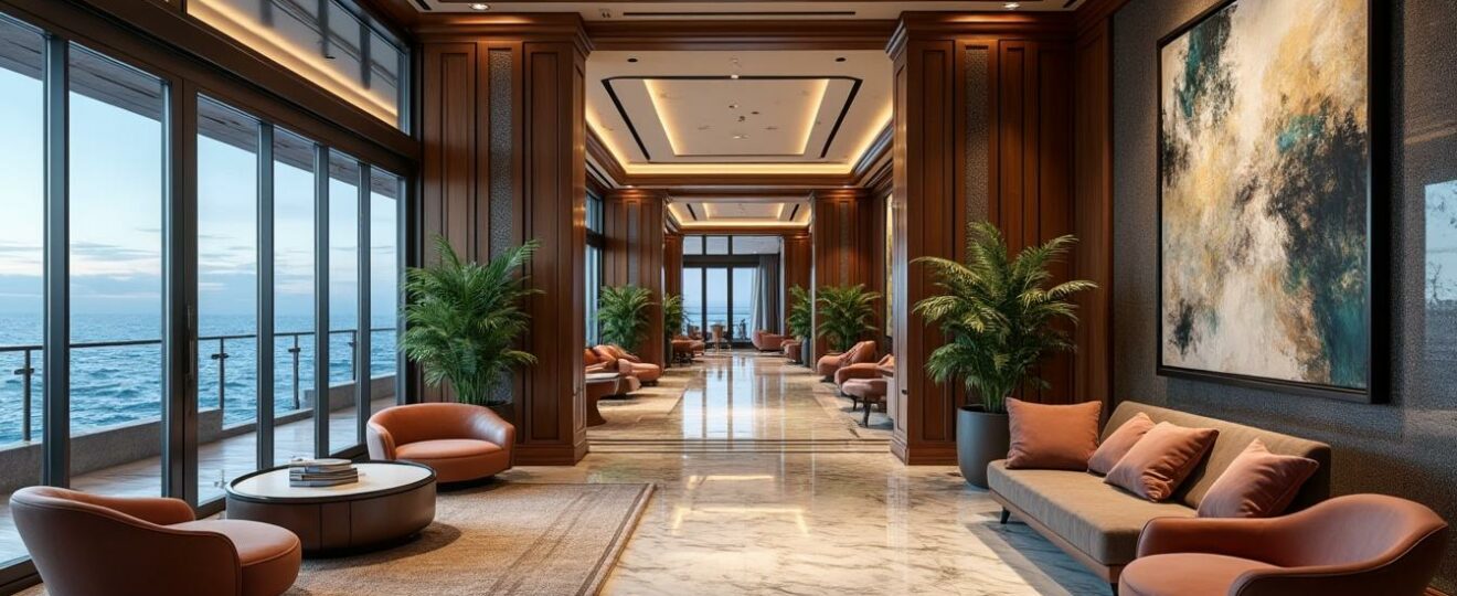 découvrez l'essor des croisières de luxe qui proposent des collections d'art exceptionnelles, dignes des plus grands musées, pour une expérience culturelle unique en mer.