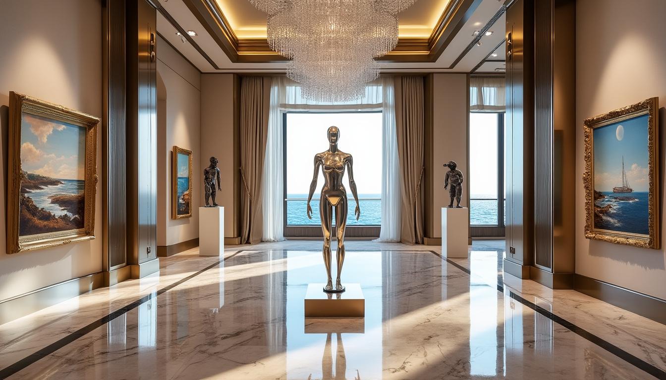 découvrez l'essor des croisières de luxe intégrant des collections d'art exceptionnelles dignes des musées, pour une expérience culturelle unique en mer.