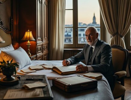 découvrez l'histoire incroyable d'un français qui a séjourné 67 ans dans un hôtel et le montant total impressionnant de sa facture.