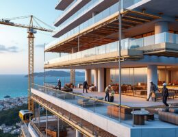 découvrez en exclusivité l'immersion au cœur du chantier du futur hôtel de luxe rosemary à bastia, entre innovation et élégance méditerranéenne.