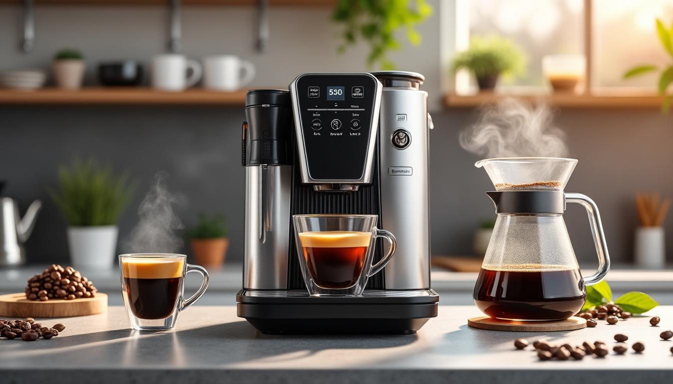 découvrez la machine à café ninja luxe, idéale pour préparer un expresso puissant ou un café filtré savoureux, parfaitement adaptée à toutes vos envies gourmandes.