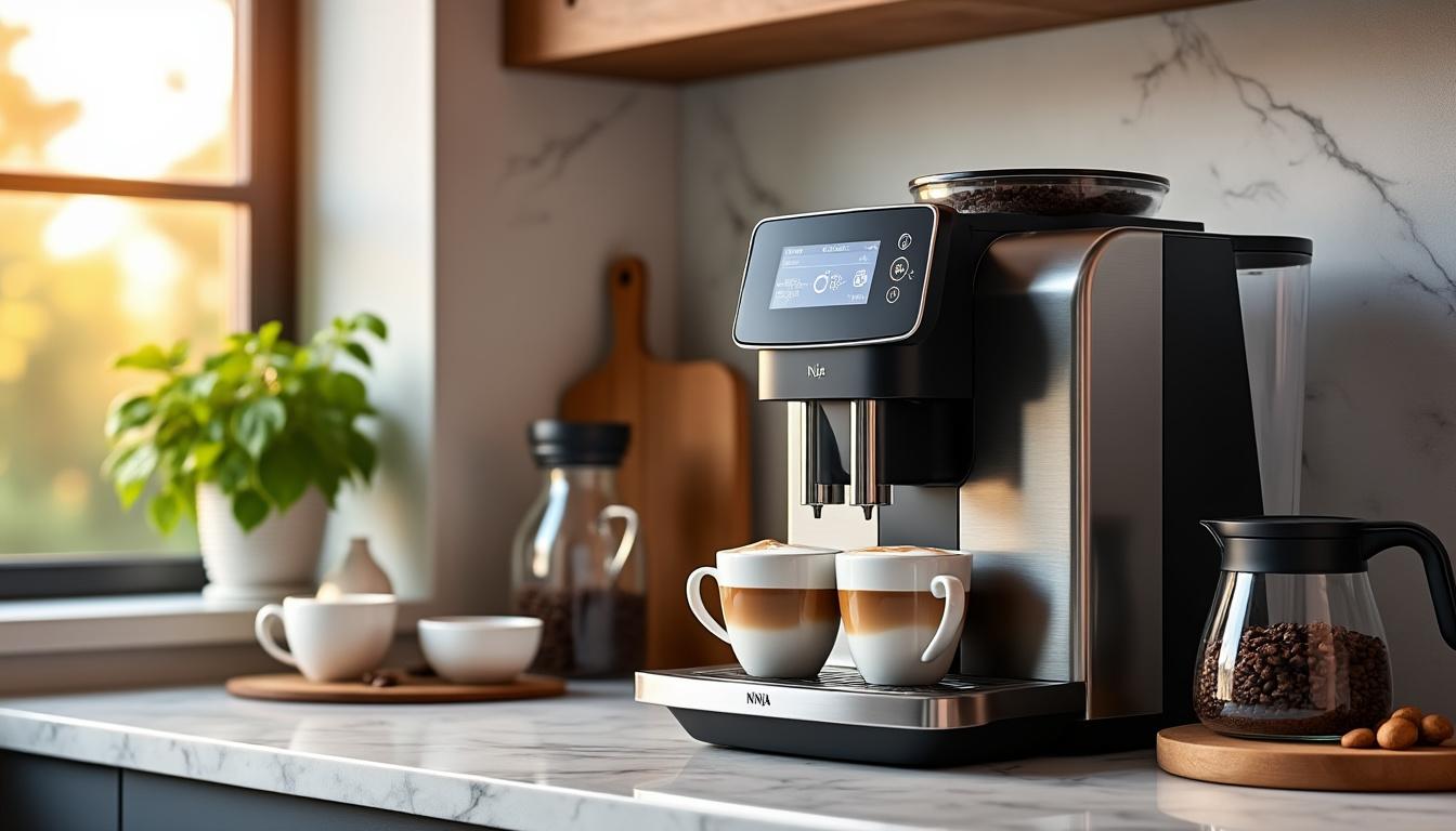 bénéficiez de 25% de réduction sur la machine à café ninja luxe café essential et dégustez des cafés dignes d'un barista directement chez vous !