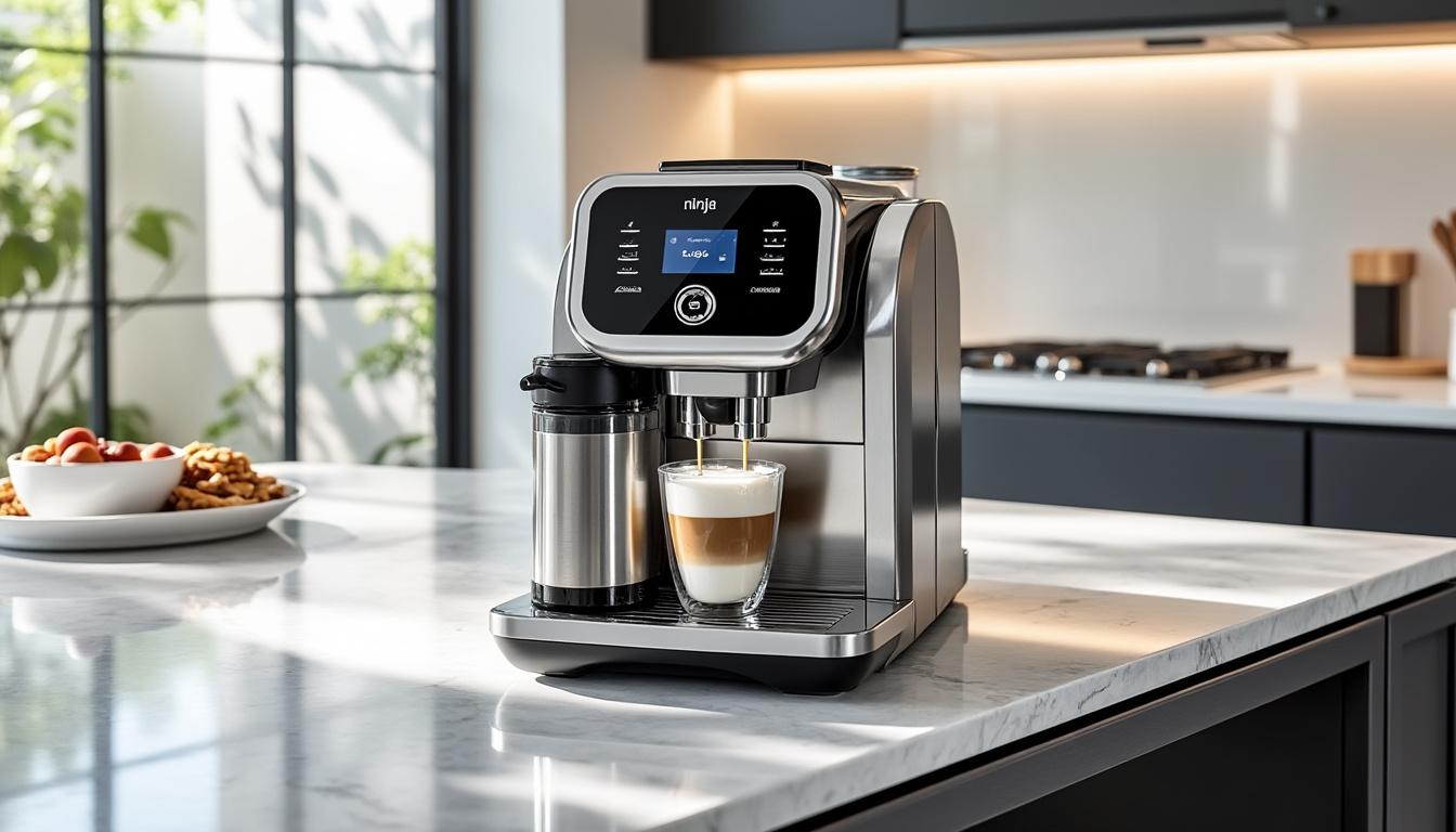 découvrez la machine à café ninja luxe café essential avec une remise exclusive de 25%. profitez d'un café de qualité barista directement chez vous, facilement et rapidement.